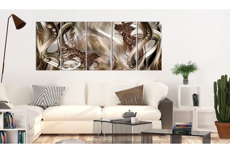 Bilde Elegant Shells 200x80 - Artgeist sp. z o. o. - Innredning - Bilder & kunst - Lerretsbilder