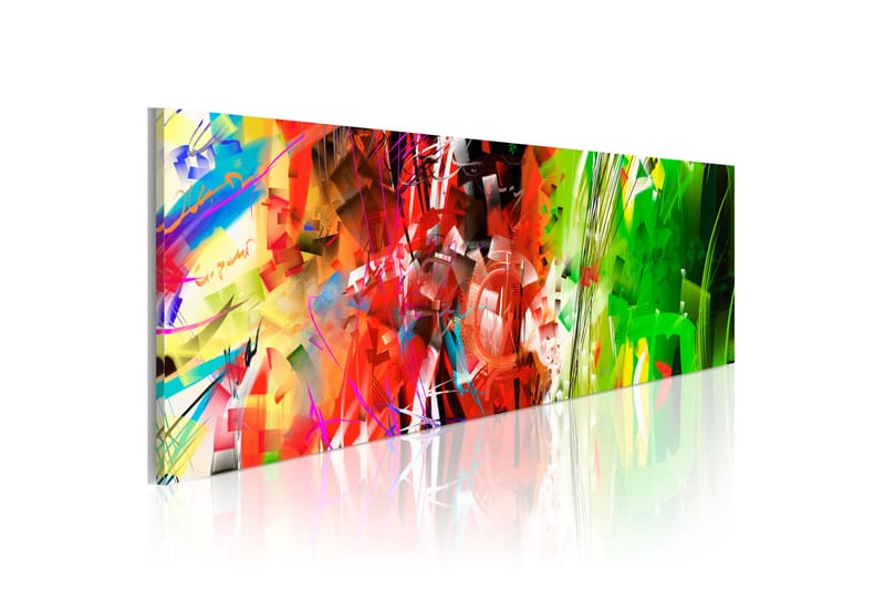 Bilde Elementære Former 120x40 - Artgeist sp. z o. o. - Innredning - Bilder & kunst - Lerretsbilder