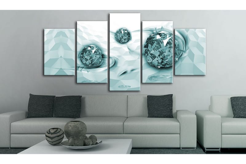 Bilde Embedded In Turquoise 200x100 - Artgeist sp. z o. o. - Innredning - Bilder & kunst - Lerretsbilder