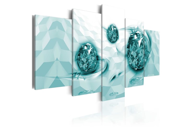 Bilde Embedded In Turquoise 200x100 - Artgeist sp. z o. o. - Innredning - Bilder & kunst - Lerretsbilder