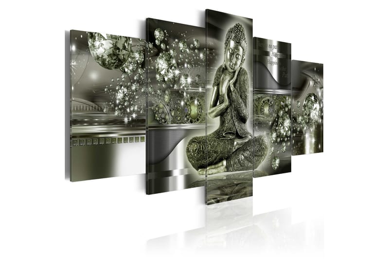 Bilde Emerald Budda 200x100 - Artgeist sp. z o. o. - Lerretsbilder