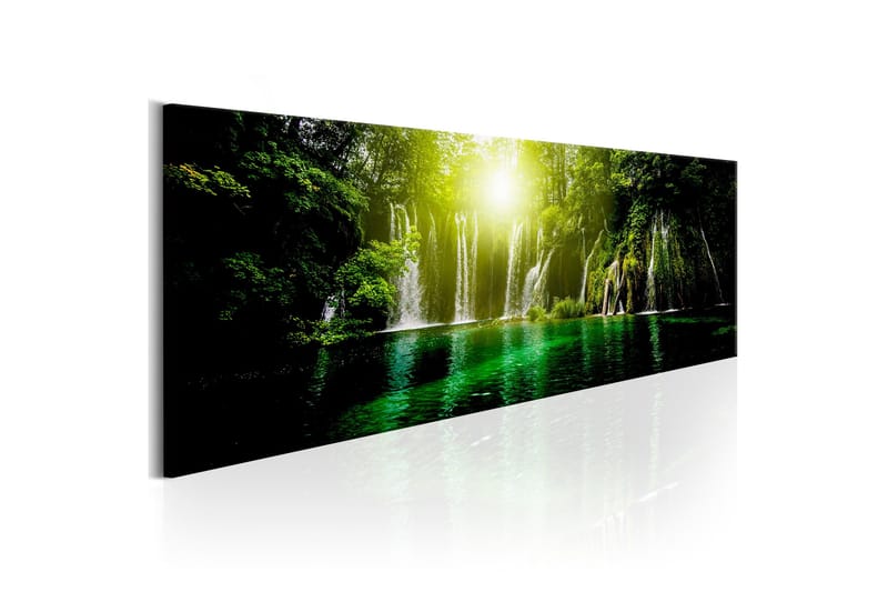 Bilde Emerald Treasure 150x50 - Artgeist sp. z o. o. - Innredning - Bilder & kunst - Lerretsbilder