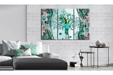 Bilde Emerald Tree 120x80 - Artgeist sp. z o. o. - Innredning - Bilder & kunst - Lerretsbilder