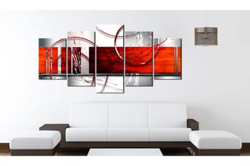 Bilde Emphasis Red Theme 100x50 - Artgeist sp. z o. o. - Innredning - Bilder & kunst - Lerretsbilder