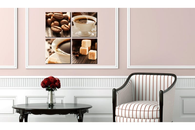 Bilde En Kopp Kaffe 80x80 - Artgeist sp. z o. o. - Innredning - Bilder & kunst - Lerretsbilder