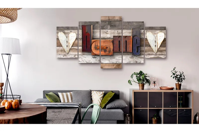 Bilde Enchanted Cottage 200x100 - Artgeist sp. z o. o. - Innredning - Bilder & kunst - Lerretsbilder