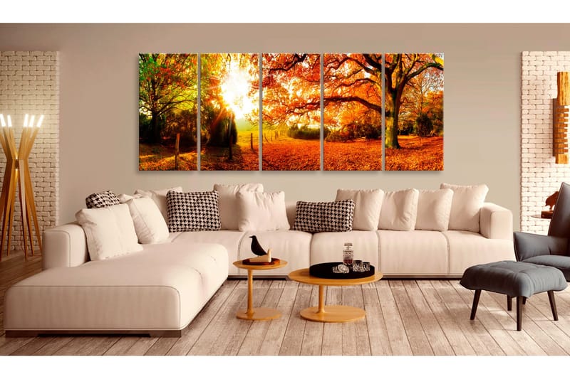 Bilde Enchanting Autumn 200x80 - Artgeist sp. z o. o. - Innredning - Bilder & kunst - Lerretsbilder