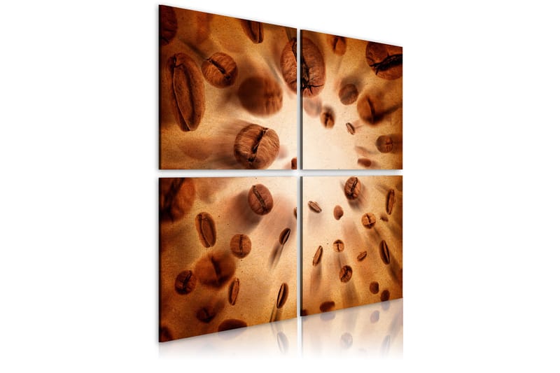 Bilde Energetic Coffee 80x80 - Artgeist sp. z o. o. - Innredning - Bilder & kunst - Lerretsbilder
