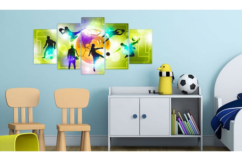 Bilde Energy Of The Game 100x50 - Artgeist sp. z o. o. - Innredning - Bilder & kunst - Lerretsbilder