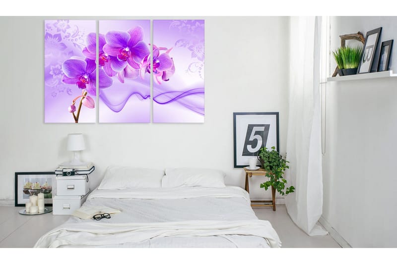 Bilde Ethereal Orchid Violet 60x40 - Artgeist sp. z o. o. - Innredning - Bilder & kunst - Lerretsbilder
