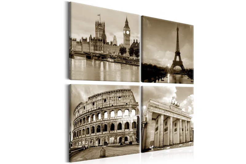 Bilde European Capitals 80x80, Artgeist sp. z o. o.