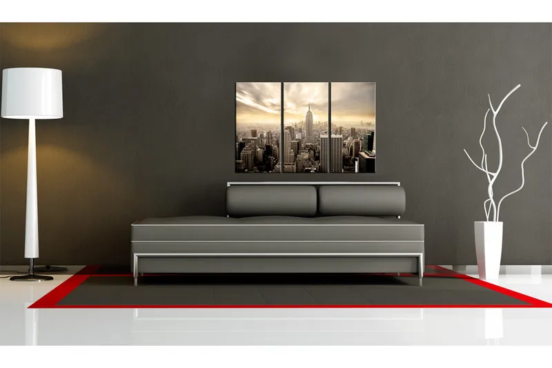 Bilde Evening in New York 90x60 - Artgeist sp. z o. o. - Innredning - Bilder & kunst - Lerretsbilder