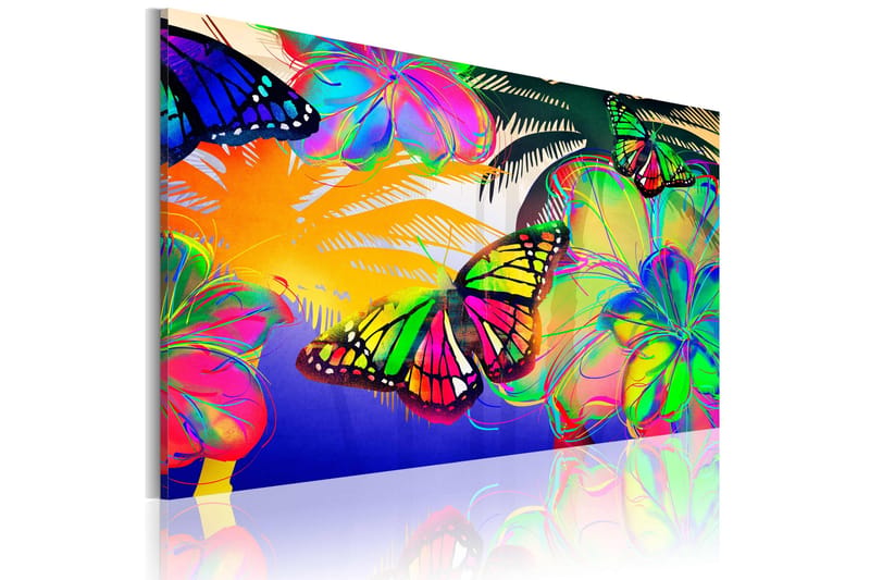 Bilde Exotic butterflies 120x80, Artgeist sp. z o. o.