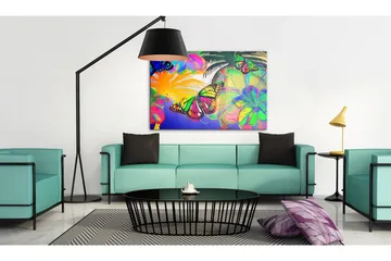 Bilde Exotic Butterflies 90x60 - Artgeist sp. z o. o. - Innredning - Bilder & kunst - Lerretsbilder