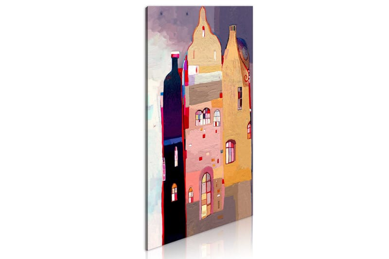 Bilde Fabulous Townhouse 40x80 - Artgeist sp. z o. o. - Innredning - Bilder & kunst - Lerretsbilder