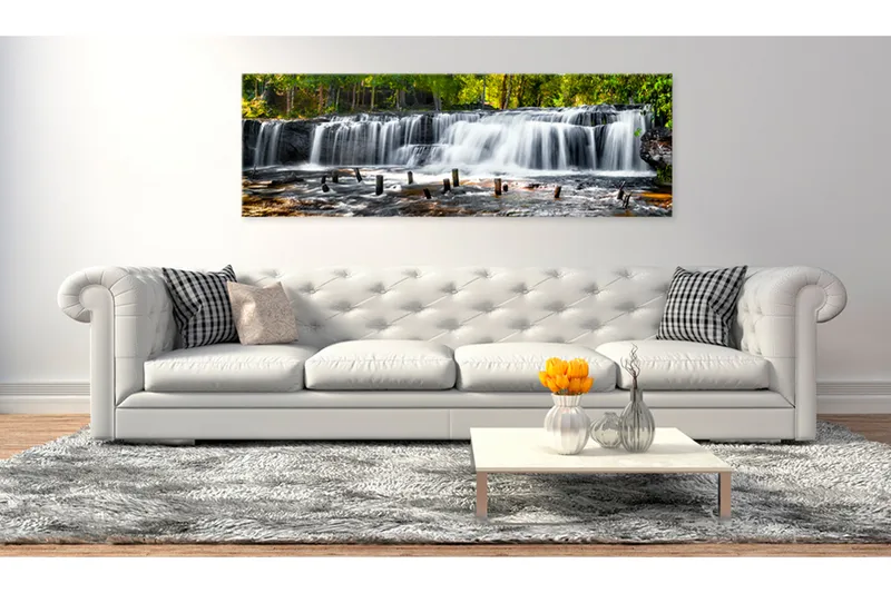 Bilde Fairytale Waterfall 150x50 - Artgeist sp. z o. o. - Innredning - Bilder & kunst - Lerretsbilder