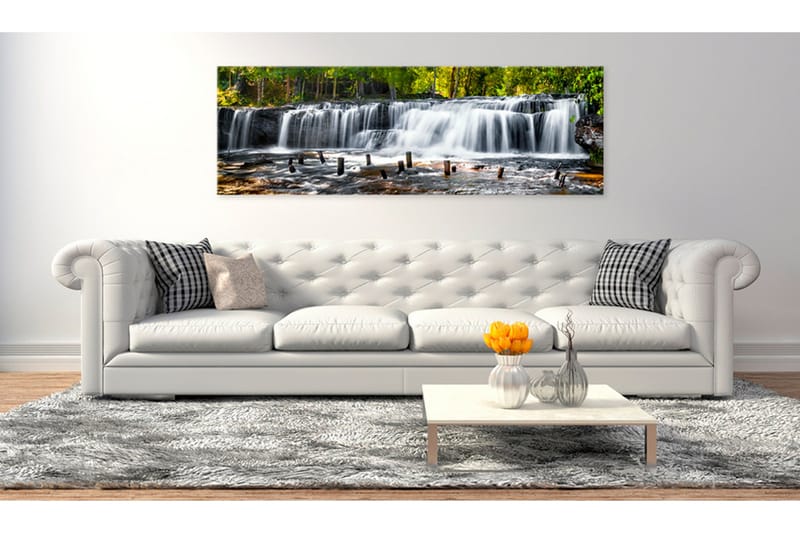 Bilde Fairytale Waterfall 150x50 - Artgeist sp. z o. o. - Innredning - Bilder & kunst - Lerretsbilder