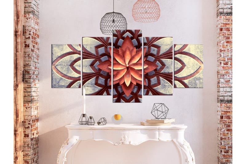 Bilde Fan 5 Parts Wide 100x50 - Artgeist sp. z o. o. - Innredning - Bilder & kunst - Lerretsbilder
