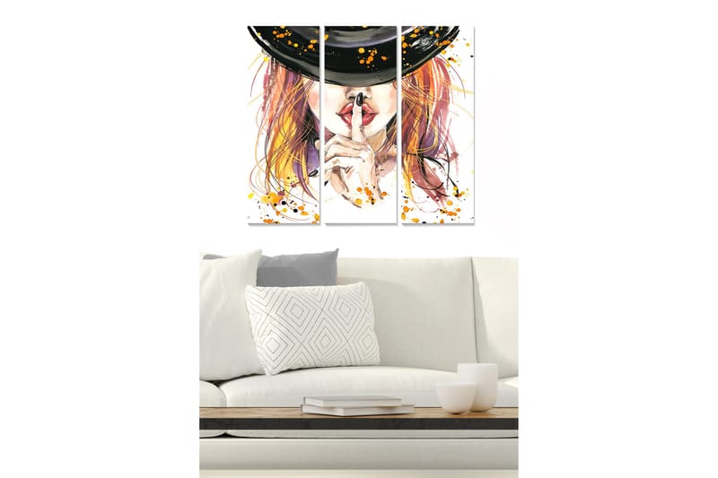 Bilde Fashion 3-pk Flerfarget, 22x05 cm