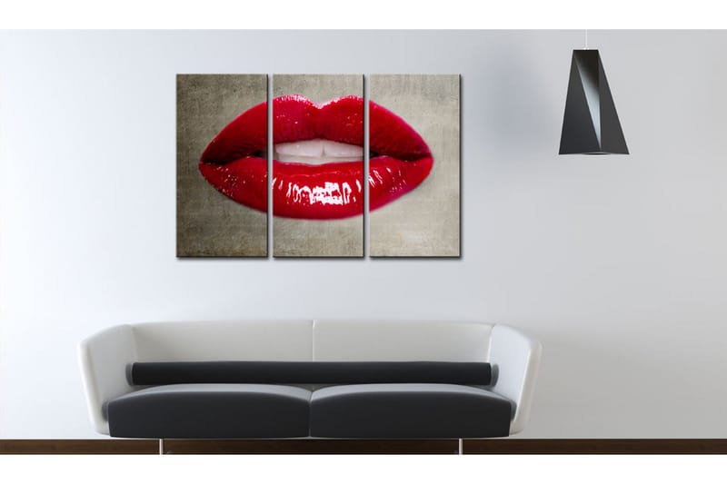 Bilde Female lips 90x60 - Artgeist sp. z o. o. - Innredning - Bilder & kunst - Lerretsbilder