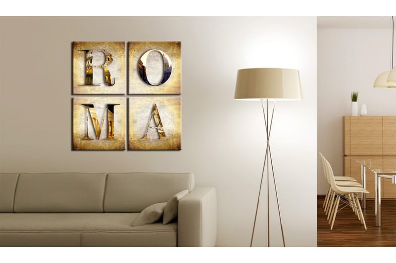 Bilde Ferie Roma 40x40 - Artgeist sp. z o. o. - Innredning - Bilder & kunst - Lerretsbilder