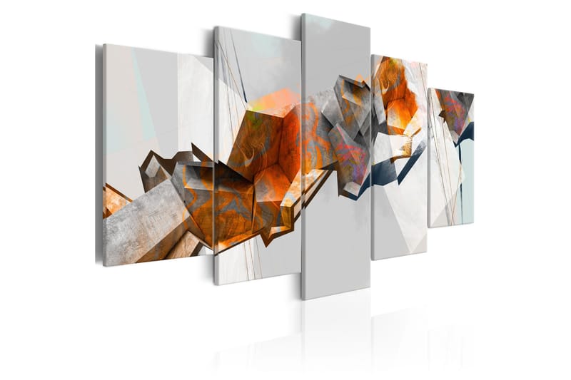 Bilde Fiery Blocks 200x100, Artgeist sp. z o. o.