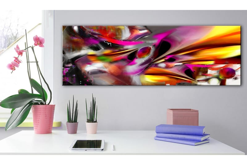 Bilde Fiery Expression 120x40 - Artgeist sp. z o. o. - Innredning - Bilder & kunst - Lerretsbilder