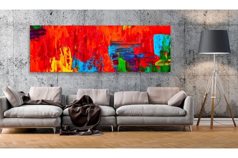 Bilde Fiery Fantasy 135x45 - Artgeist sp. z o. o. - Innredning - Bilder & kunst - Lerretsbilder