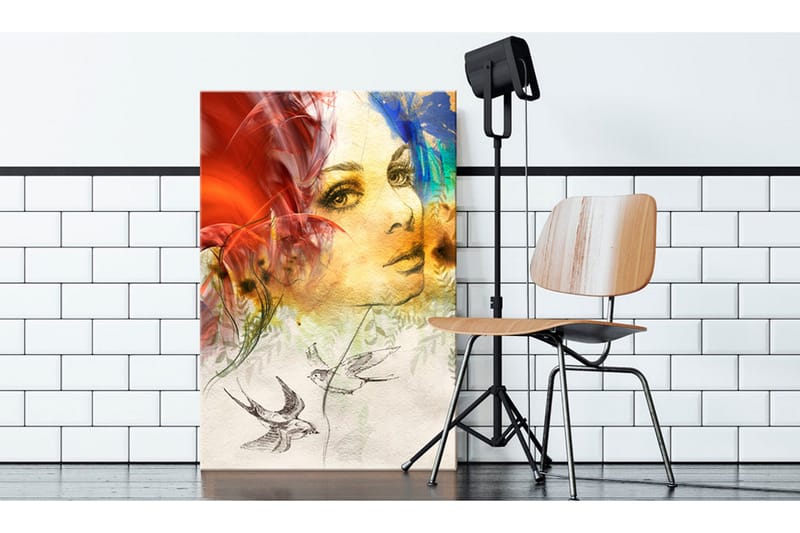 Bilde Fiery Lady 60x90 - Artgeist sp. z o. o. - Innredning - Bilder & kunst - Lerretsbilder