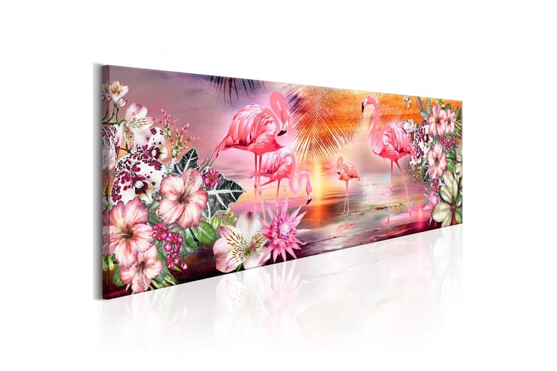 Bilde Flamingoes Land 120x40, Artgeist sp. z o. o.