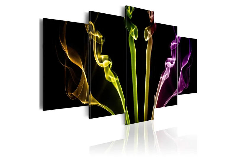 Bilde Flerfargede Streker 5 Stk 100x50, Artgeist sp. z o. o.