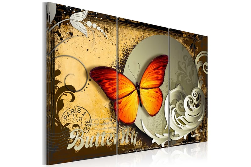 Bilde Flight Of A Butterfly 60x40 - Artgeist sp. z o. o. - Innredning - Bilder & kunst - Lerretsbilder