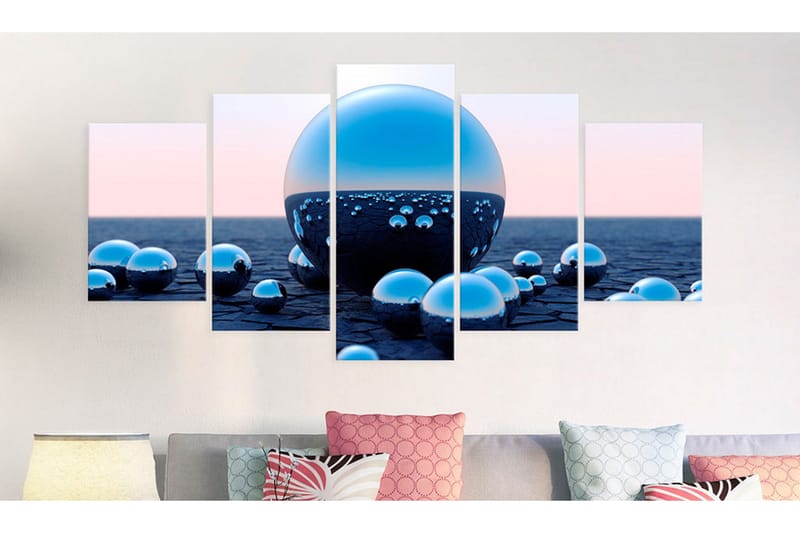 Bilde Floating Balls 200x100 - Artgeist sp. z o. o. - Innredning - Bilder & kunst - Lerretsbilder