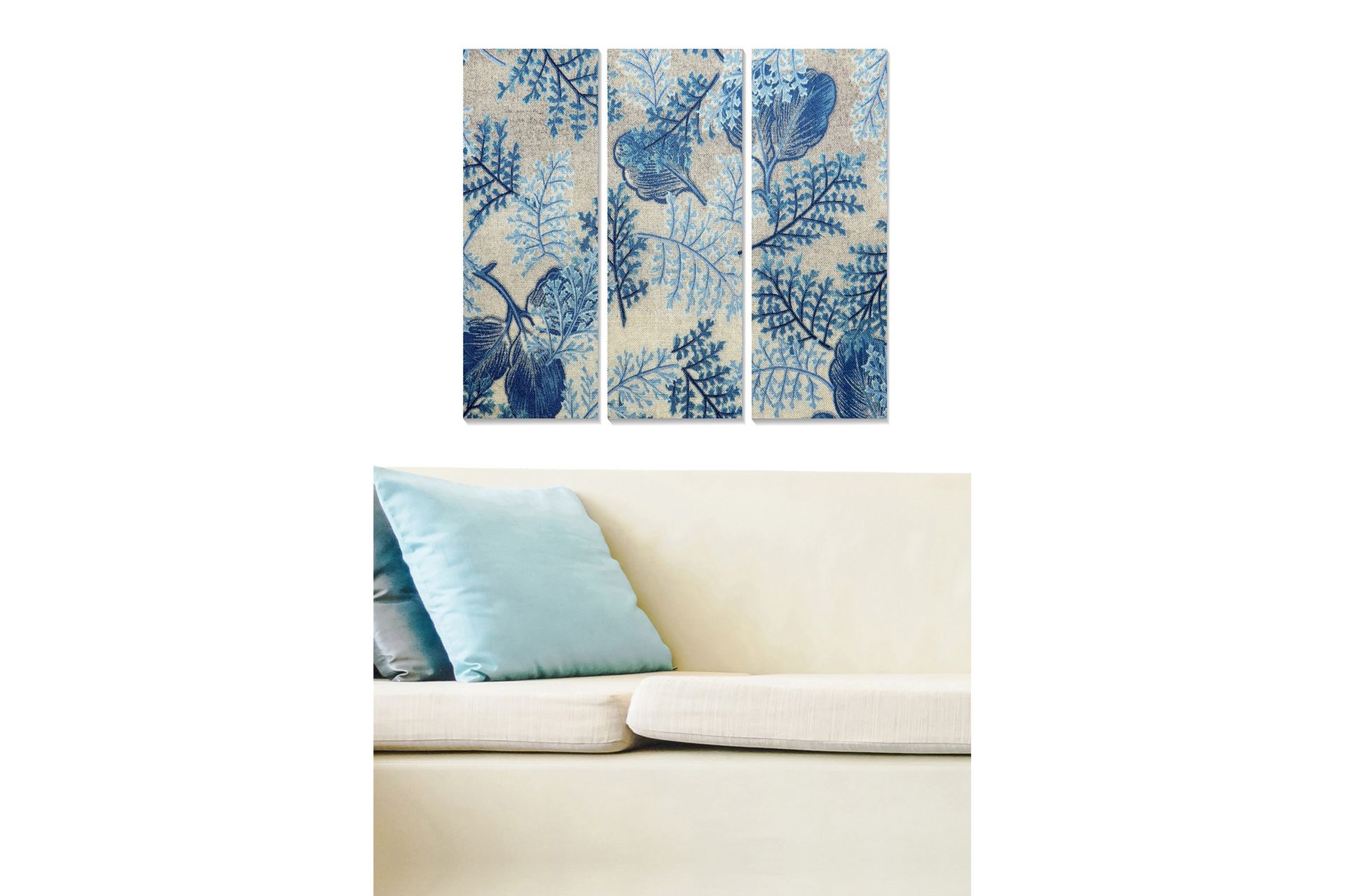 Bilde Floral 3-pk flerfarget - 22x05 cm - Innredning - Bilder & kunst - Lerretsbilder