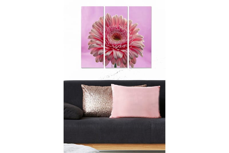 Bilde Floral 3-pk flerfarget - 22x05 cm - Innredning - Bilder & kunst - Lerretsbilder