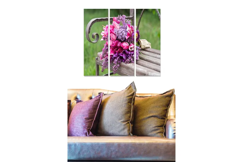 Bilde Floral 3-pk flerfarget, 22x05 cm