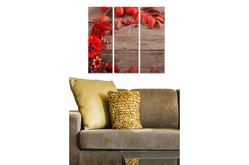 Bilde Floral 3-pk flerfarget, 22x05 cm