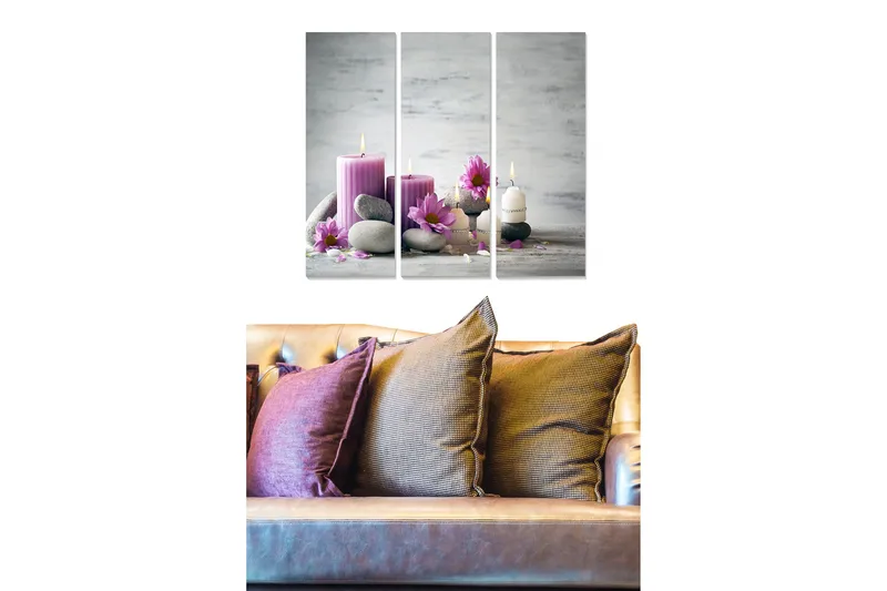 Bilde Floral 3-pk flerfarget, 22x05 cm