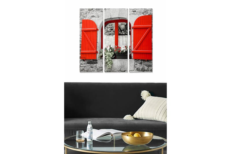 Bilde Floral 3-pk flerfarget, 22x05 cm