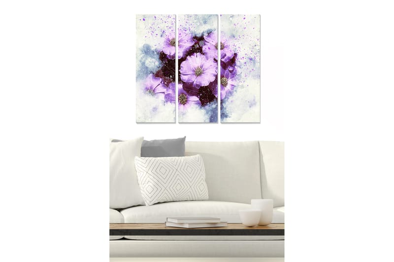 Bilde Floral 3-pk flerfarget, 22x05 cm