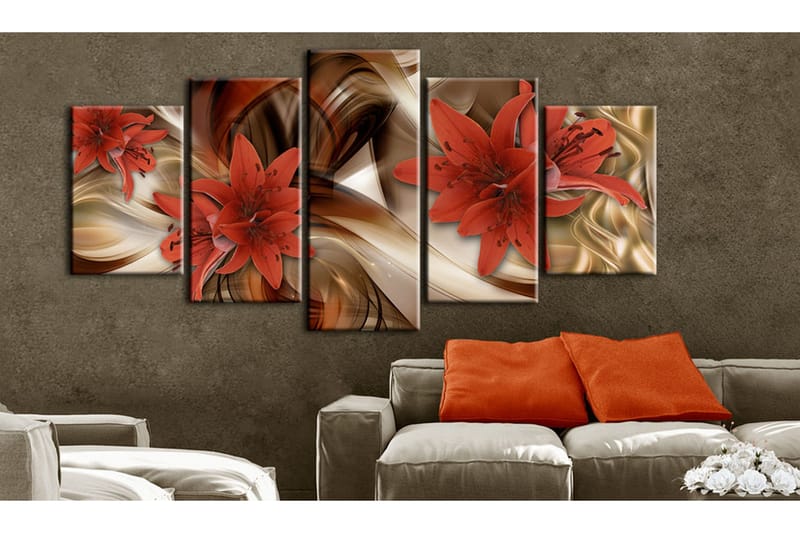 Bilde Flower Nebula 100x50 - Artgeist sp. z o. o. - Innredning - Bilder & kunst - Lerretsbilder