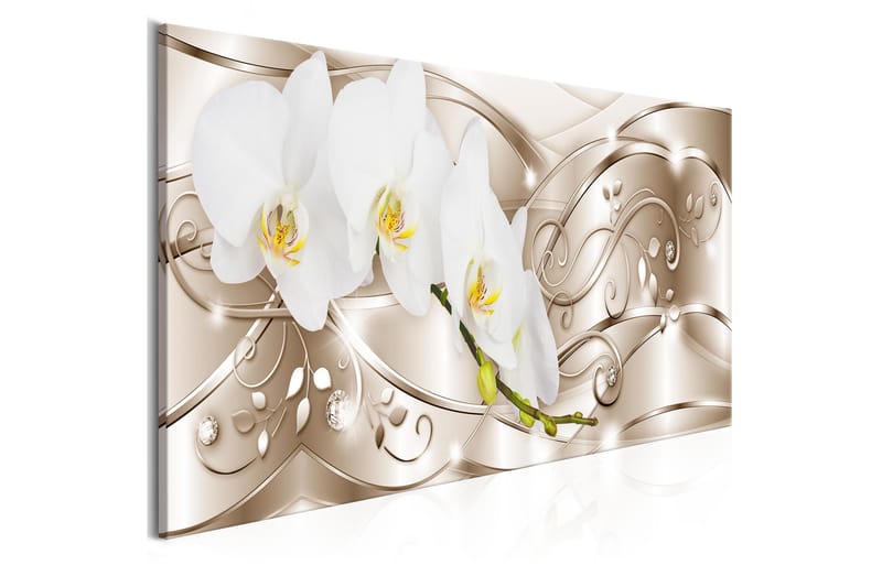Bilde Flowering 1 Part Narrow Beige 150x50, Artgeist sp. z o. o.