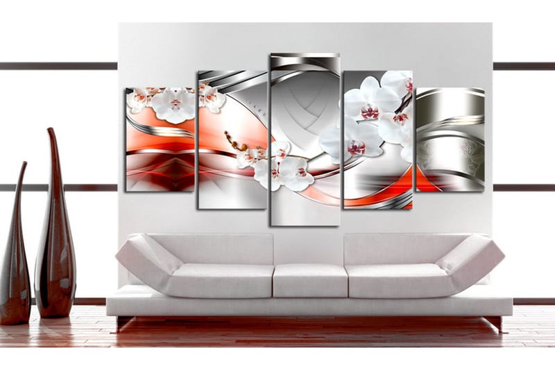 Bilde Flowers Of Future Ii 200x100 - Artgeist sp. z o. o. - Innredning - Bilder & kunst - Lerretsbilder