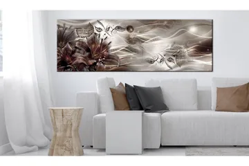 Bilde Flowery Galaxy 120x40 - Artgeist sp. z o. o. - Innredning - Bilder & kunst - Lerretsbilder