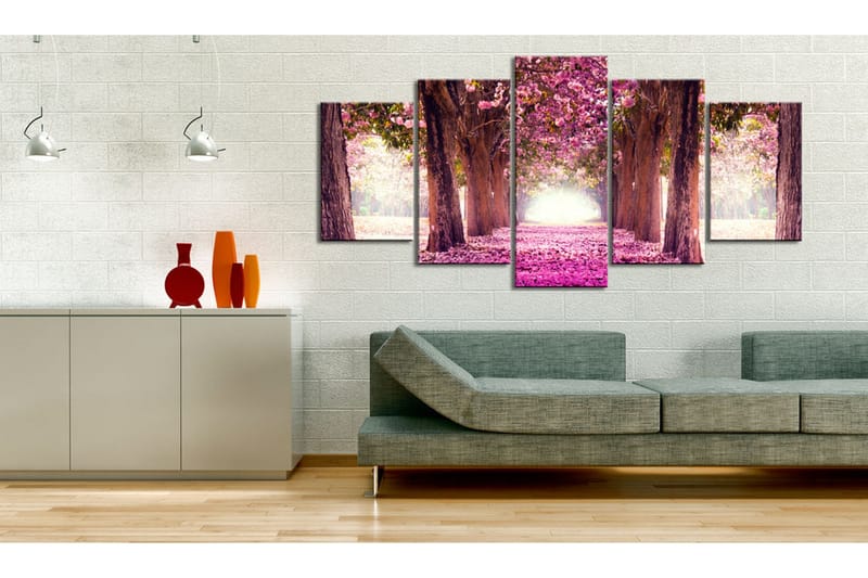 Bilde Follow The Beauty 100x50 - Artgeist sp. z o. o. - Innredning - Bilder & kunst - Lerretsbilder
