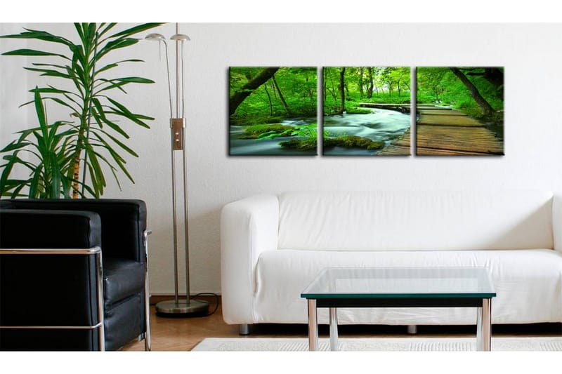 Bilde Forest Broadwalk Triptych 120x40 - Artgeist sp. z o. o. - Innredning - Bilder & kunst - Lerretsbilder