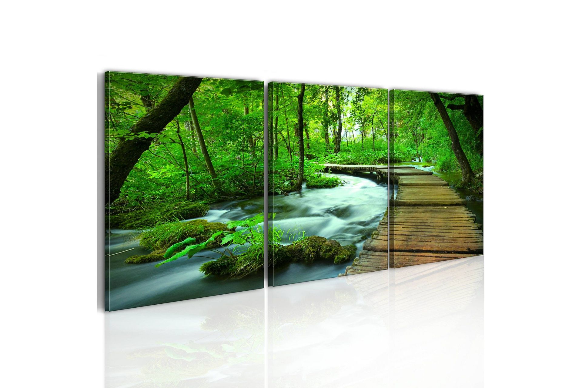 Bilde Forest Broadwalk Triptych 120x40 - Artgeist sp. z o. o.