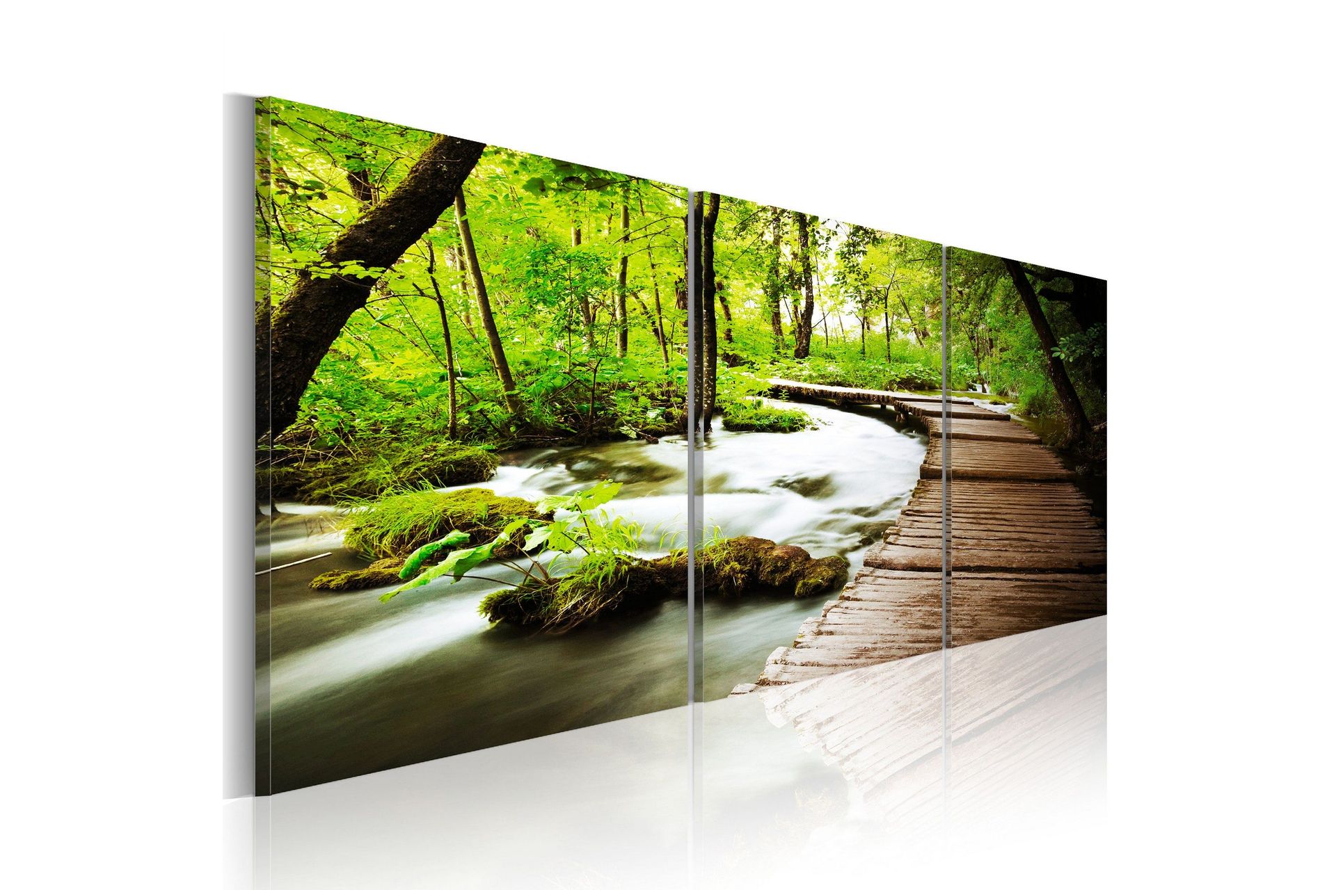 Bilde Forest Brook 90x30 - Artgeist sp. z o. o.