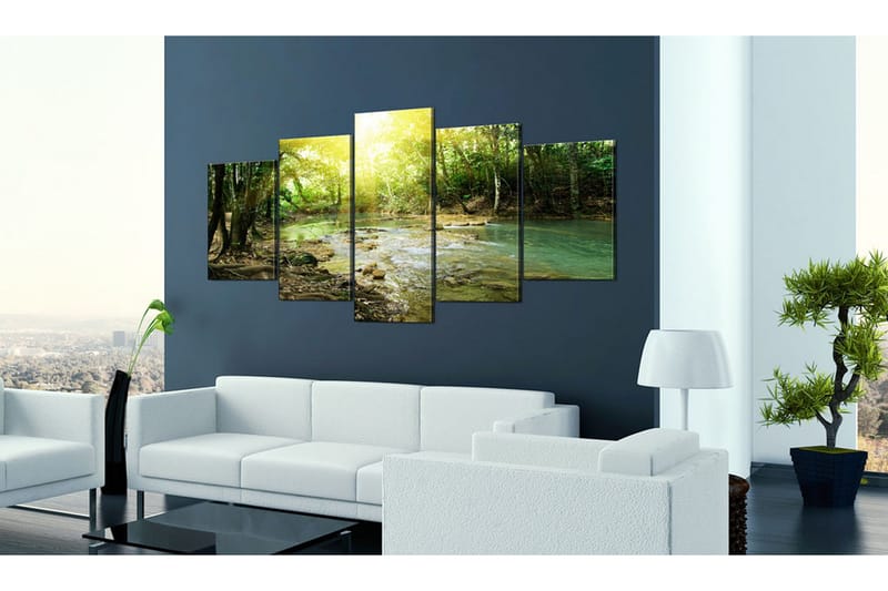 Bilde Forest River 100x50 - Artgeist sp. z o. o. - Innredning - Bilder & kunst - Lerretsbilder