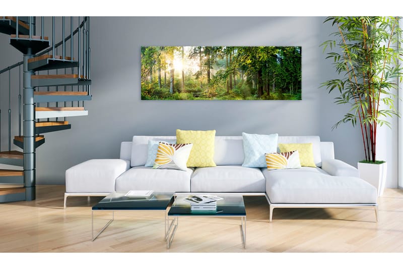 Bilde Forest Shelter 150x50 - Artgeist sp. z o. o. - Innredning - Bilder & kunst - Lerretsbilder